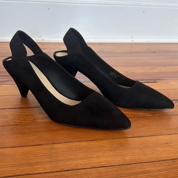 Botkier Heels Cobble Hill Black Suede Heels - Size 9.5 - Picture 3 of 10